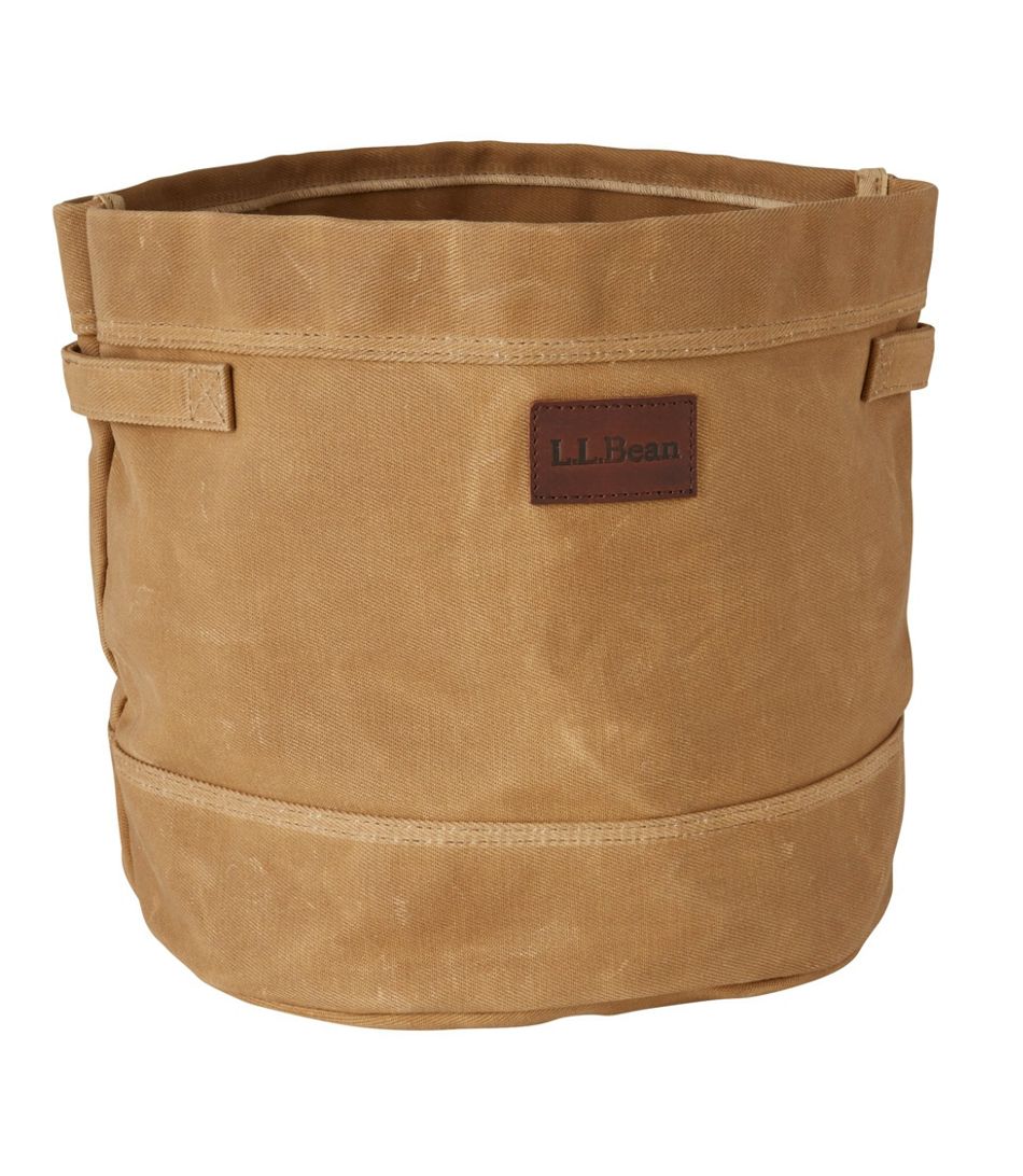L.L. Bean Waxed Canvas Storage Tote