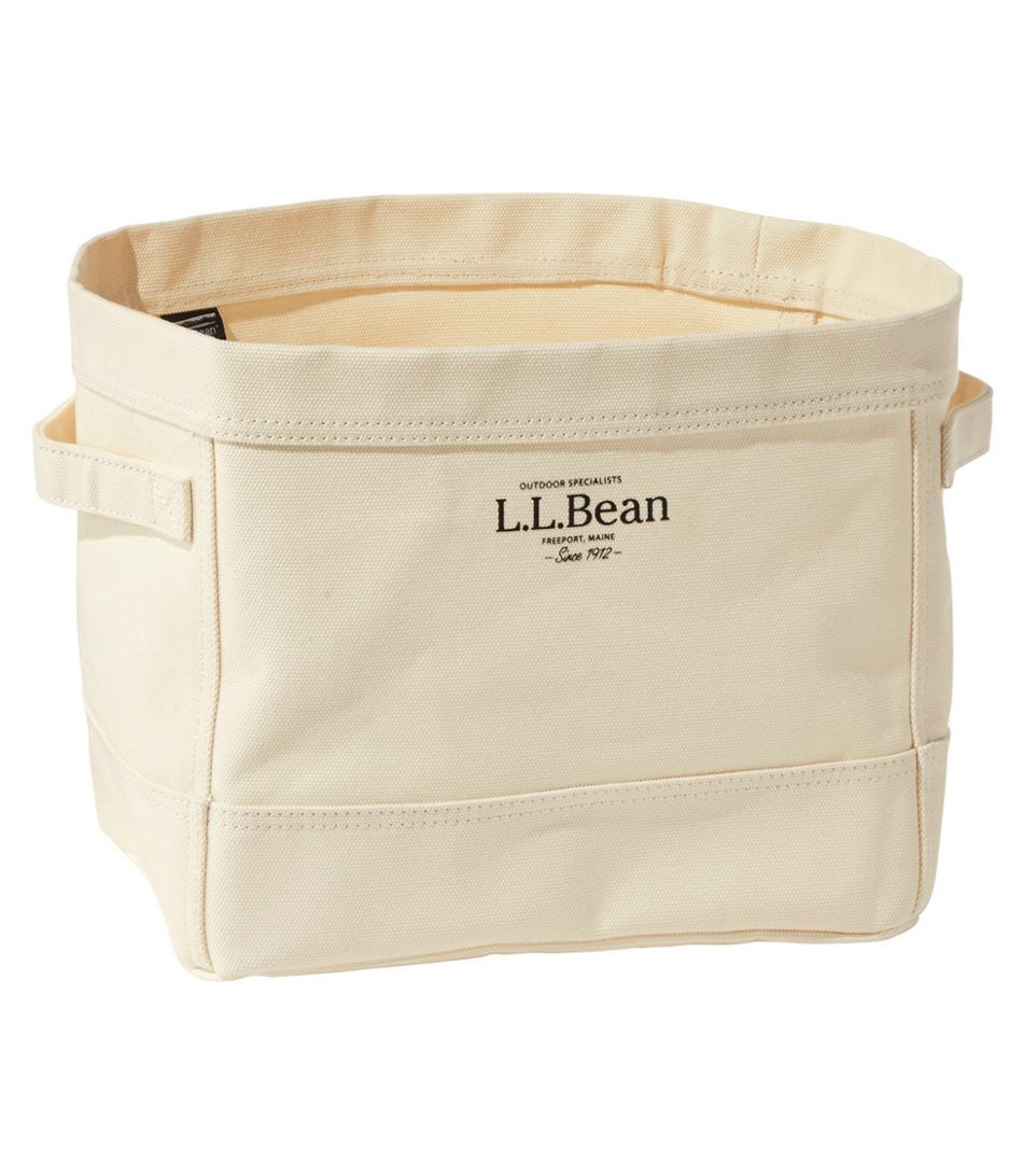 L.L. Bean Canvas Storage Tote
