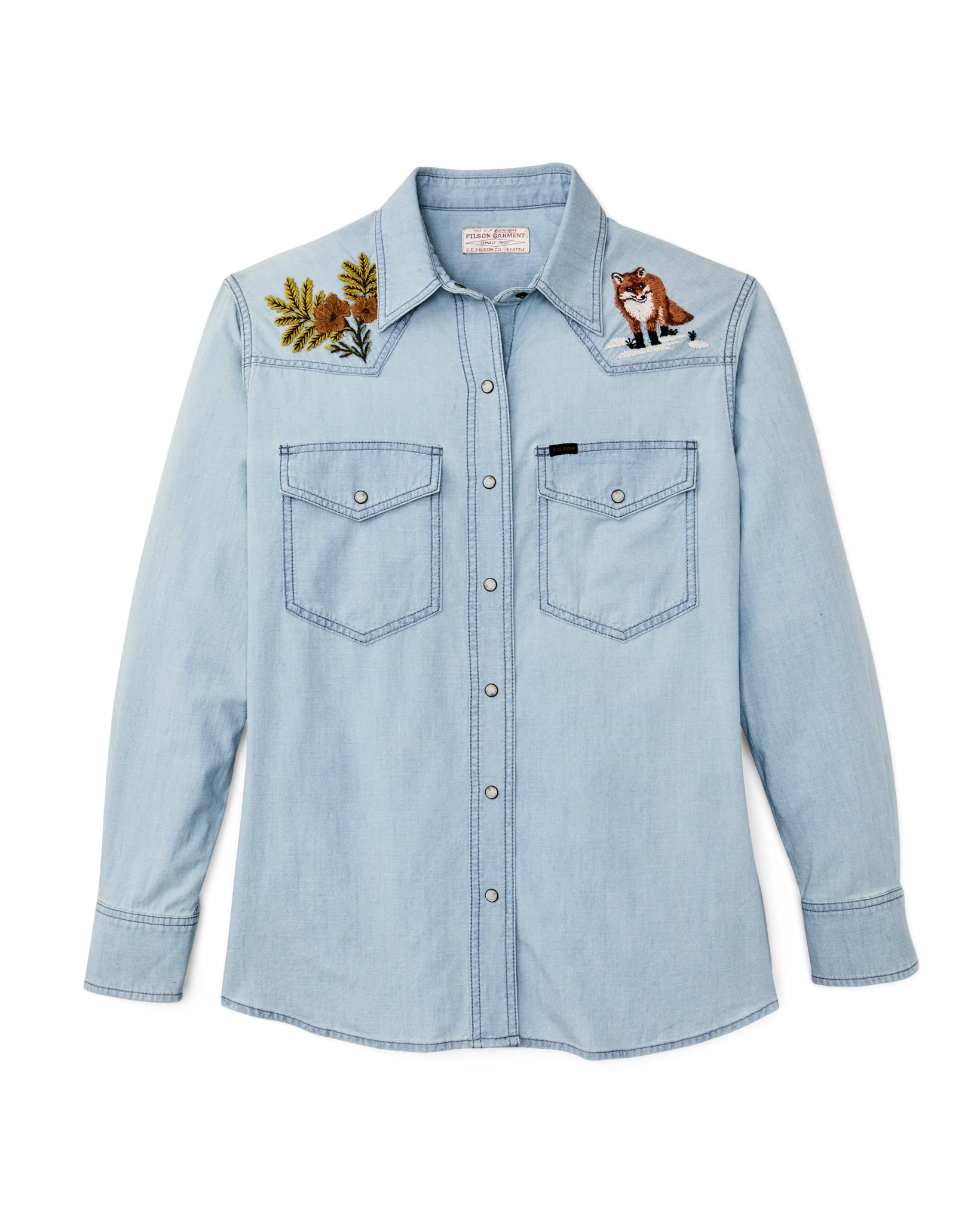 Filson Women's Embroidered Western Shirt