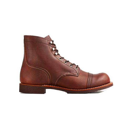 Red Wing Boot Lace, 48", Flat Brown Waxed