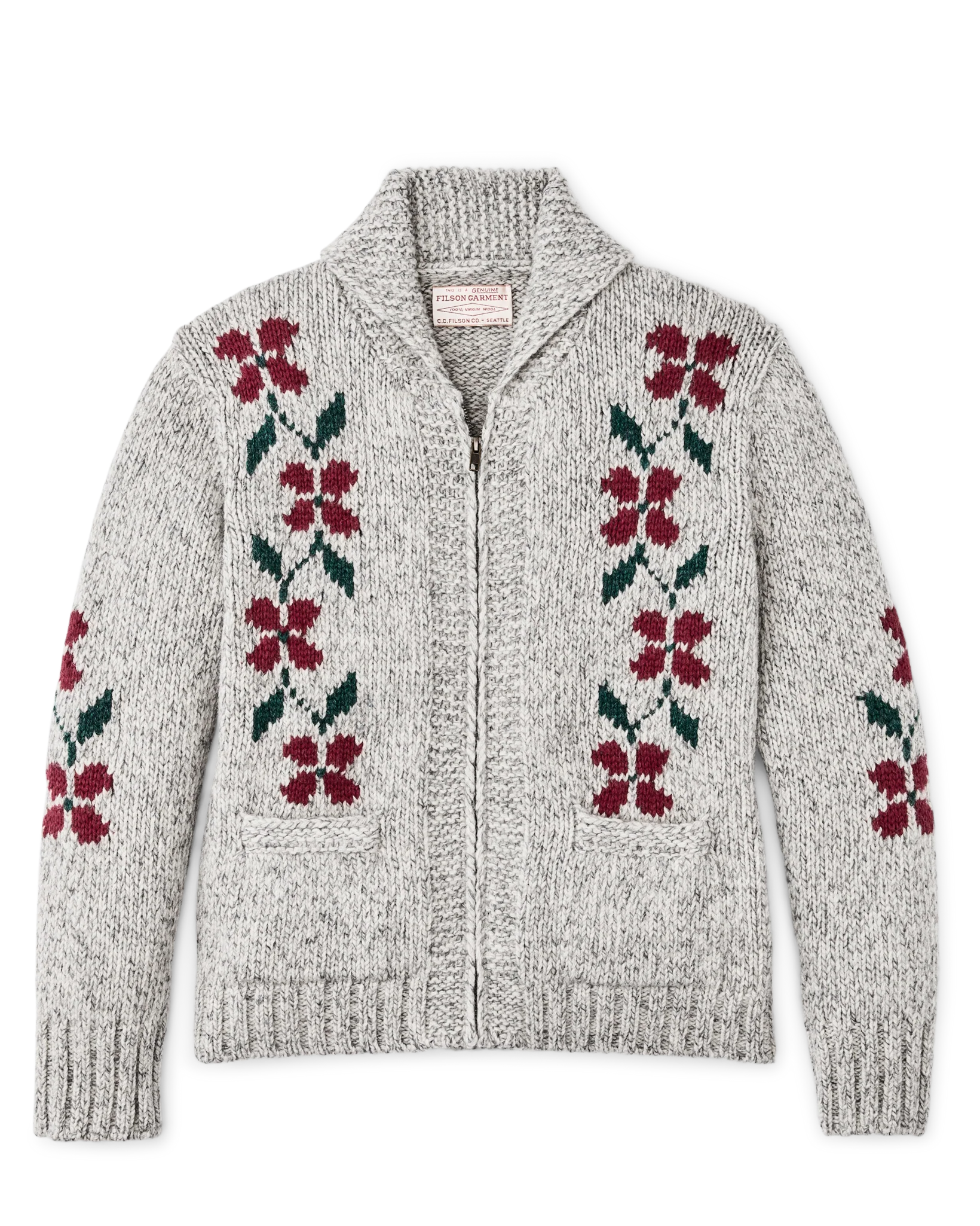 Filson W's Zippered Wool Sweater