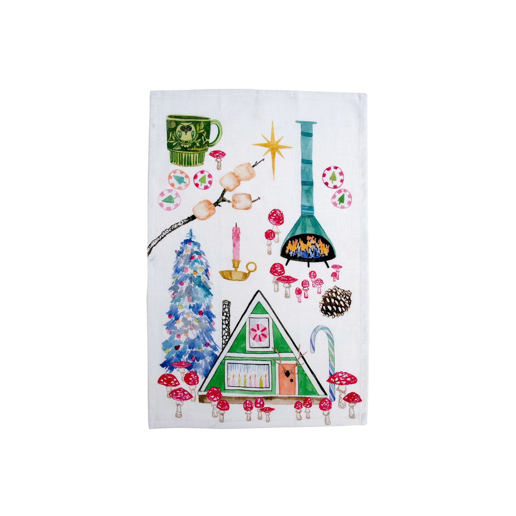 Betsy Olmsted Design | Tea Towel, A Frame, 15 x 24