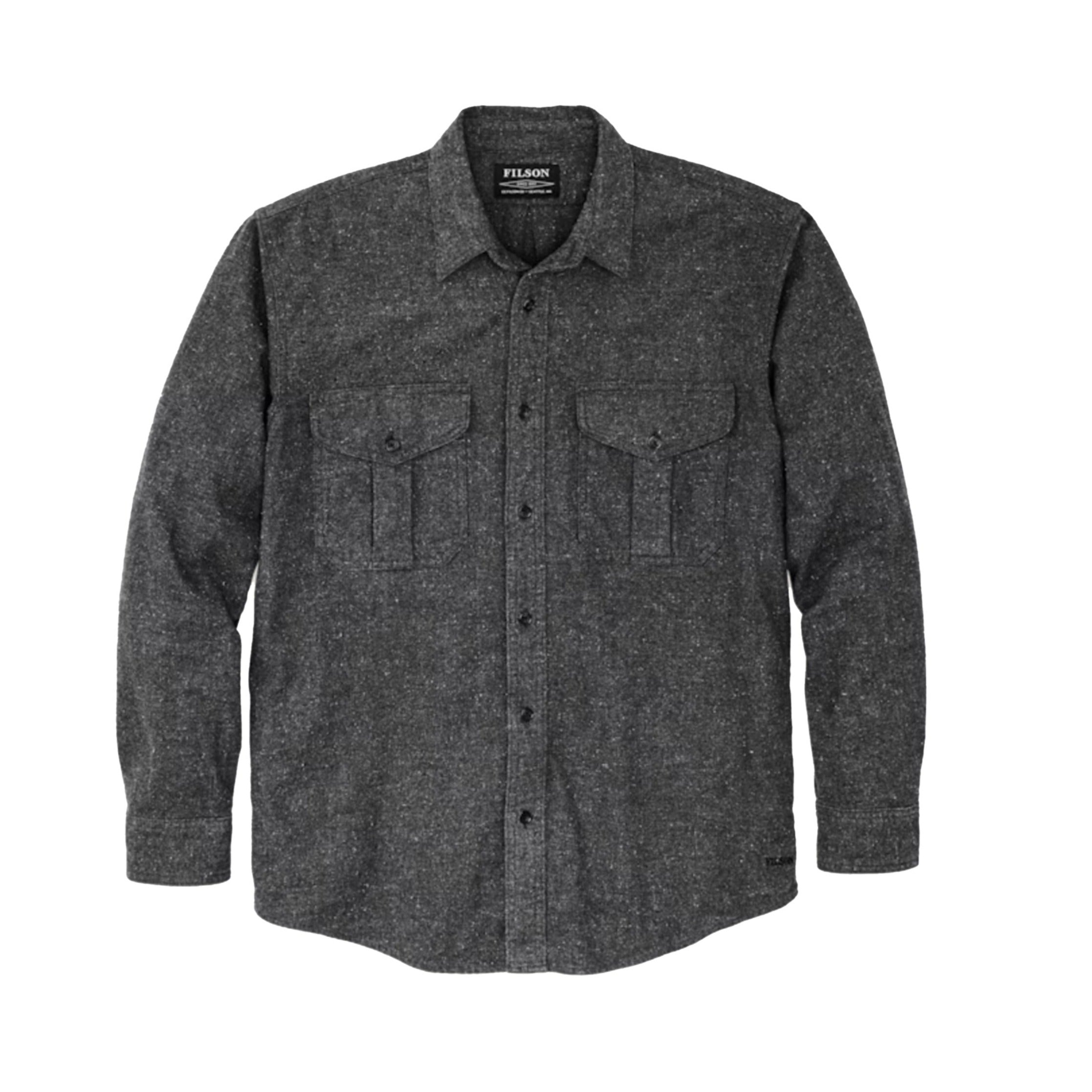 Filson Alaskan Guide Shirt, Dark Heather Gray