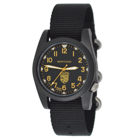 Bertucci Game Keeper| Black Khaki Dial| Black Case| Black Band