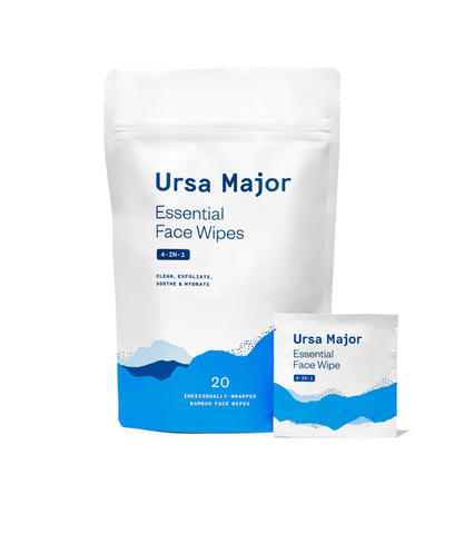 Ursa Major Essential Face Wipes, 5 CT Box