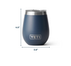 Yeti Rambler 10 oz Wine Tumbler - White