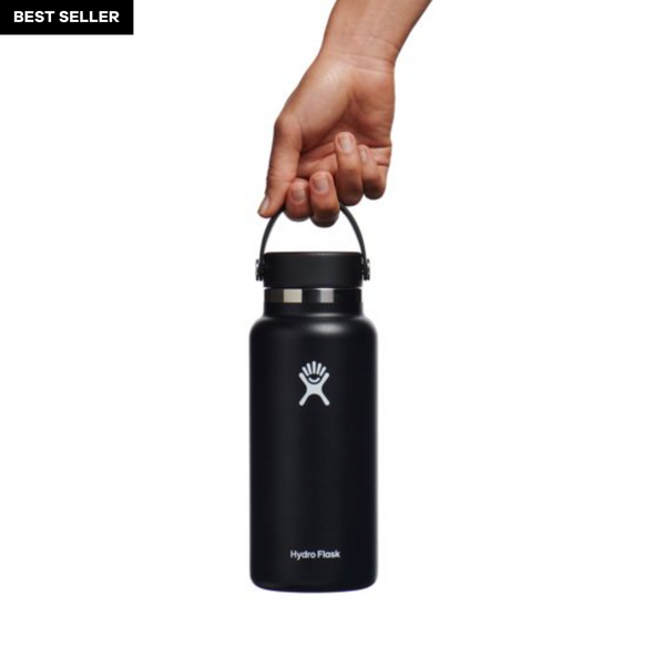 Hydro Flask 32 oz Wide Mouth, Black – Old Souls NY