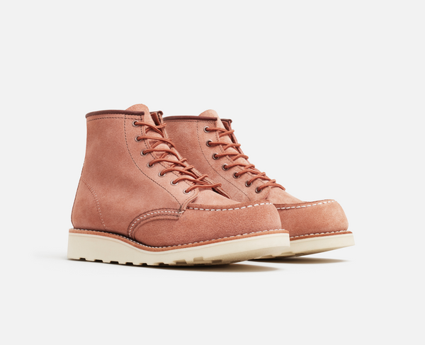 靴 RED WING SHOES Red Wing W's 6-inch Classic Moc -Rose Abilene Leather – Old