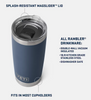 Yeti Tumbler 20oz, Sea Foam