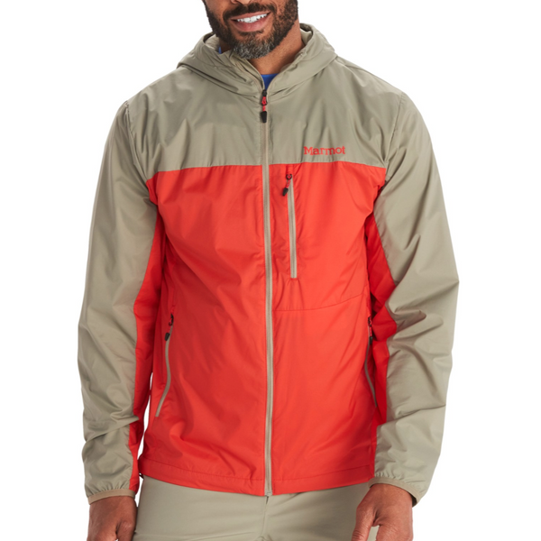 MARMOT - Marmot Ether DriClime フーディ size:L ブラック Marmot Mens Ether Driclime Hoody Jacket – Pack Light