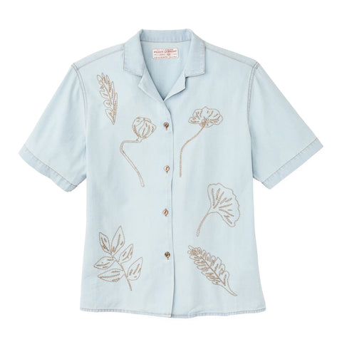 Filson Women's Short Sleeve Embroidered Camp Shirt