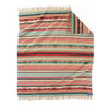 Pendleton Fringed Jacquard Throw, Coral
