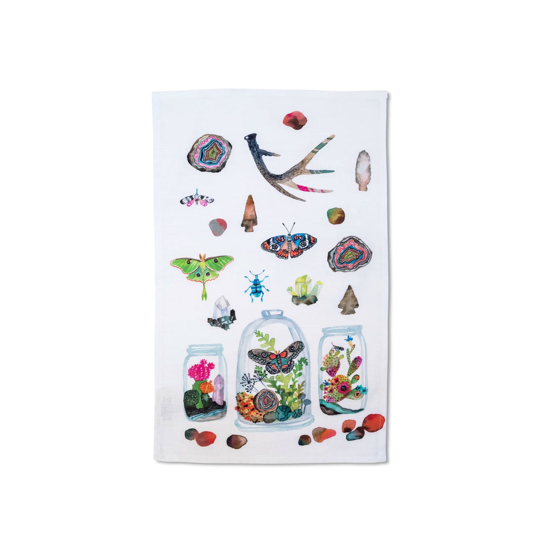 Betsy Olmsted Design |Tea Towel, Desert Terrarium, 15 x 24
