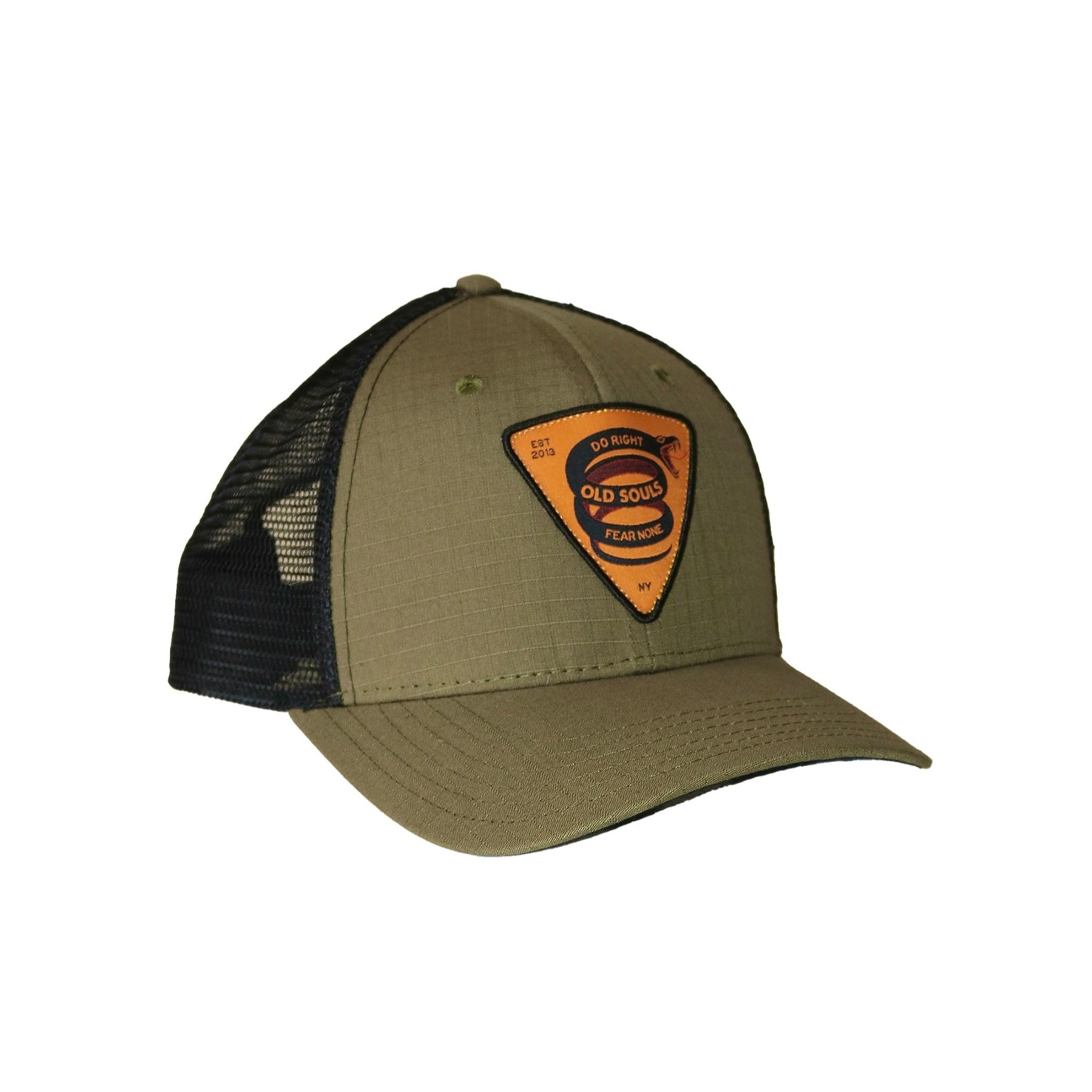Old Souls Do Right Fear None Cap - Olive