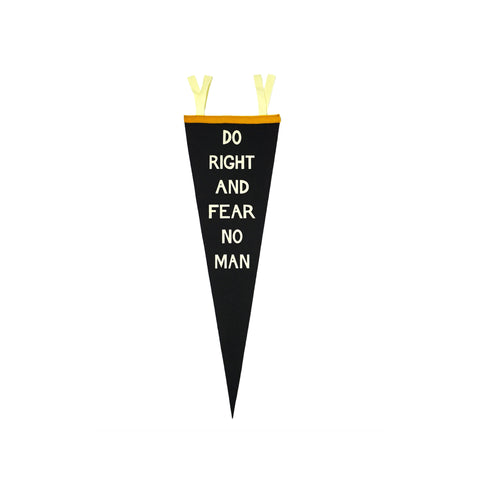 Oxford Pennant: Do Right And Fear No Man Pennant