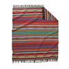 Pendleton Fringed Jacquard Throw, Chimayo Garnet