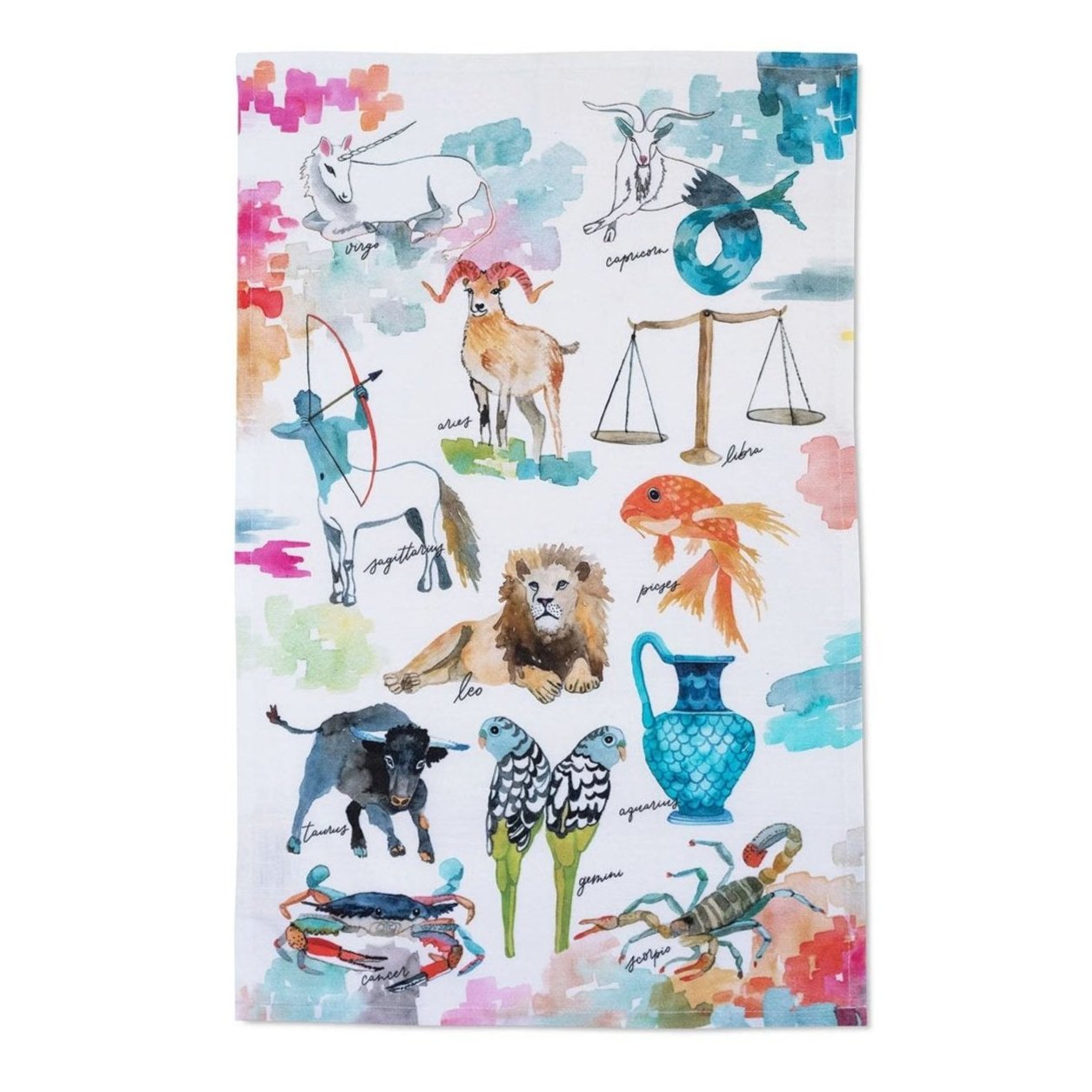 Betsy Olmsted Design | Tea Towel, Horoscope, 15 x 24
