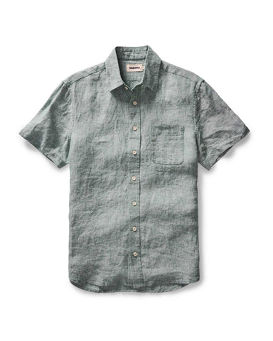 Taylor Stitch The Short Sleeve California - Cilantro Hemp