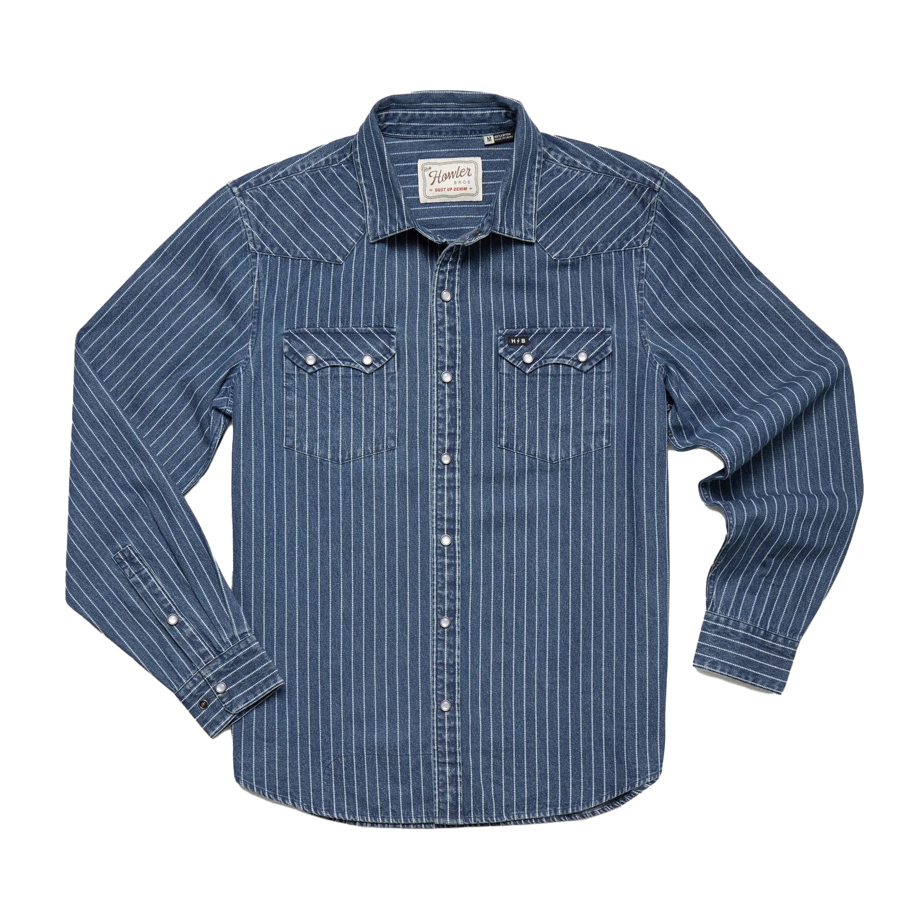 Howler Bros Dust Up Denim Snapshirt