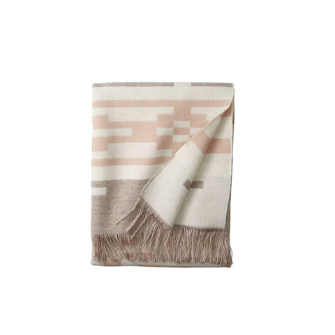 Pendleton Fringed Jacquard Throw, Sandhills