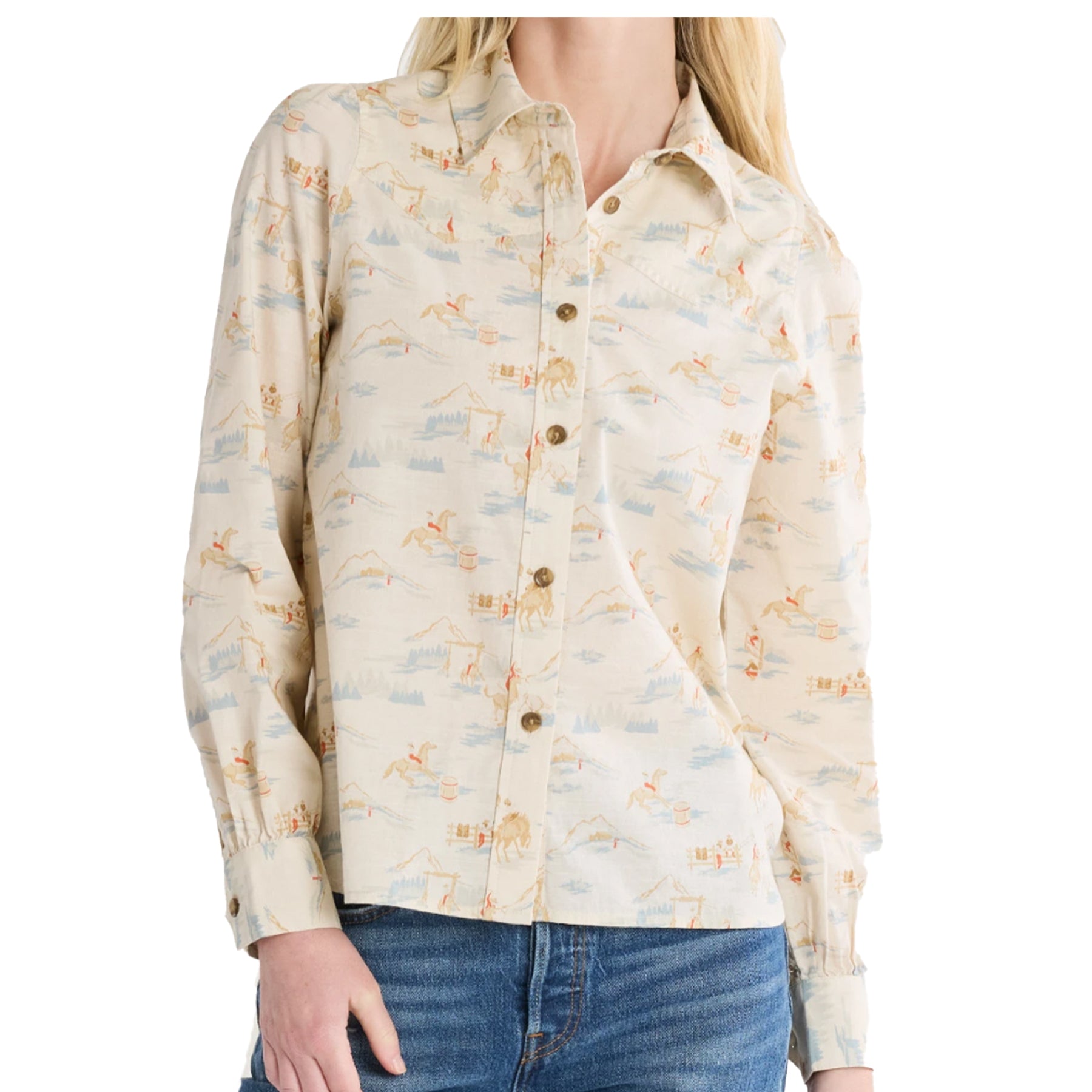 Pendleton W's Winona Puff Sleeve Shirt