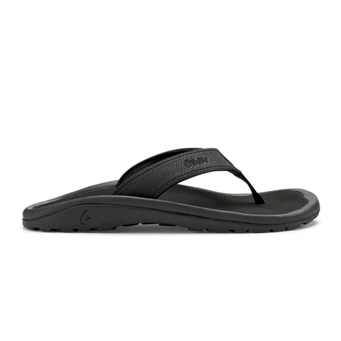 Olukai M's Ohana Flip Flop- Black