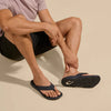 Olukai M's Ohana Flip Flop- Black