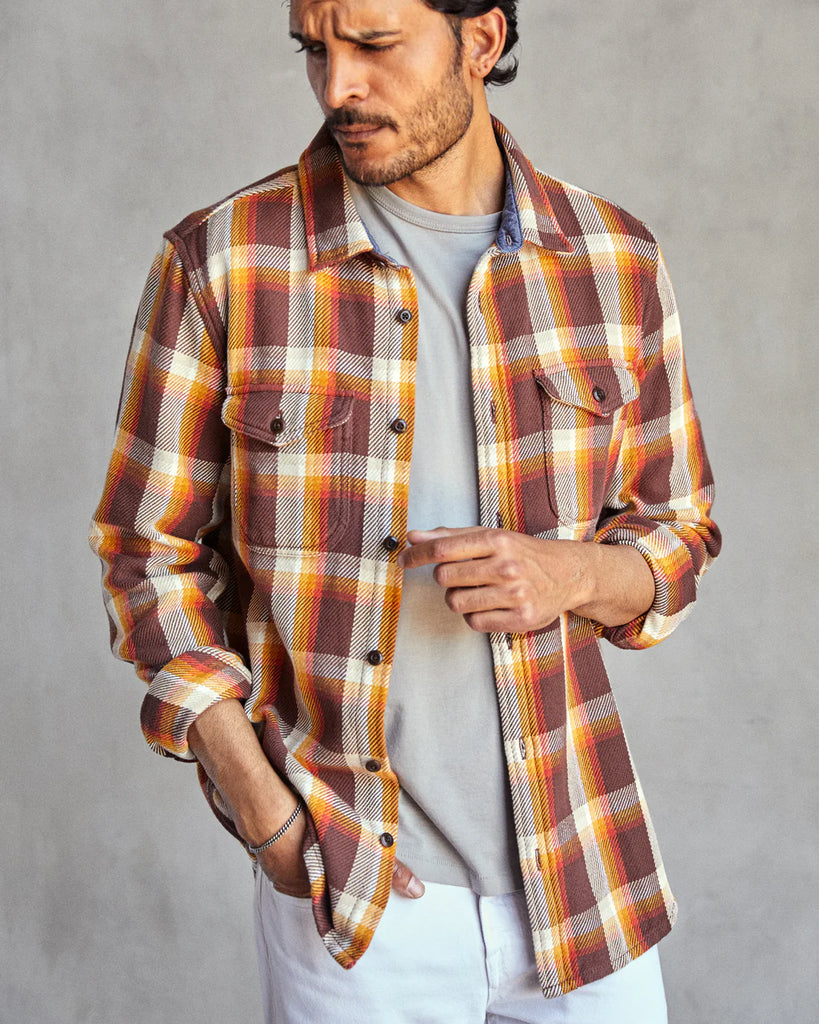 トップス OUTERKNOWN X RHC BLANKET SHIRT M Blanket Shirt | Men's Shirts | Outerknown