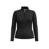 Smartwool W's IntraKnit M200 1/4 Zip- Black-White