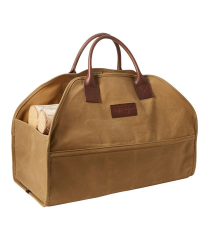 L.L. Bean Waxed Canvas Log Carrier