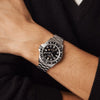 Shinola Monster GMT Gift Set | 40 MM | Silver Bracelet