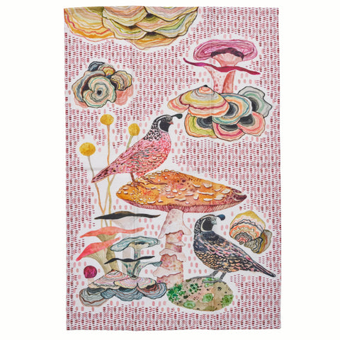 Tea Towel- Quails