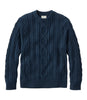 L.L. Beans Men's Heritage Soft Cotton Fisherman Sweater Crewneck