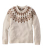 L.L. Bean Women's Classic Ragg Wool Crewneck Fair Isle Sweater