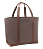 L.L. Bean Leather Trim Wool Tote