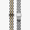 Shinola Derby 30 MM | Silver & Gold Bracelet | White Face