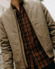 Taylor Stitch The Insulated Bomber Jacket in Fatigue Olive Dry Wax