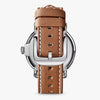 Shinola Runwell | 41 mm | Stainless Steel Polished Plating | Grey Blue Dial | 20mm Brown Leather Strap