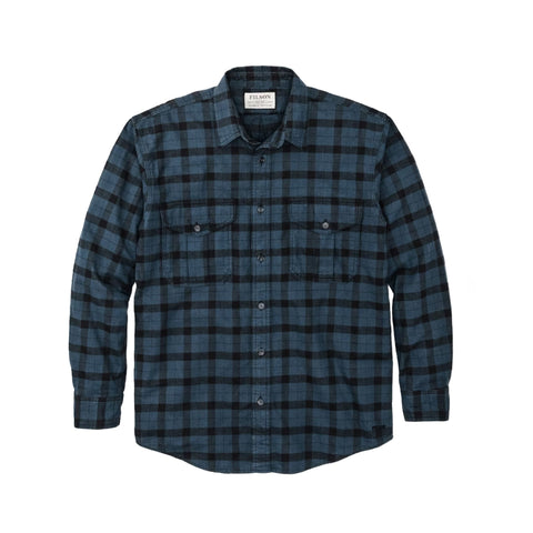 Filson Alaskan Guide Shirt - Otter Green / Black Plaid