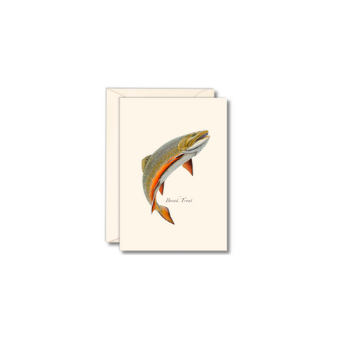 Animal Note Card Packs, Brook Trout