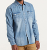 Howler Bros Dust Up Denim Snapshirt