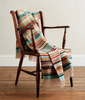 Pendleton Fringed Jacquard Throw, Coral