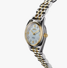 Shinola Diamond Dial Derby 30 MM | Mother of Pearl Face | Stainless Steel 30 MM Case | Silver & Gold Bracelet