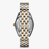 Shinola Diamond Dial Derby 30 MM | Mother of Pearl Face | Stainless Steel 30 MM Case | Silver & Gold Bracelet