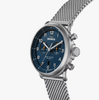 Shinola Canfield Model C56 | 2 Eye Chrono 43 MM | Silver Bracelet