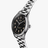 Shinola Vinton 3HD 38MM | Silver Bracelet| Black Matte Velvet Dial | Brushed Stainless Steel