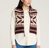 Pendleton Graphic Wool Zip-Up Sweater Vest