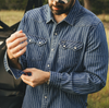 Howler Bros Dust Up Denim Snapshirt