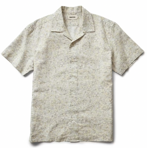 Taylor Stitch Davis Shirt in Grey Skies Floral