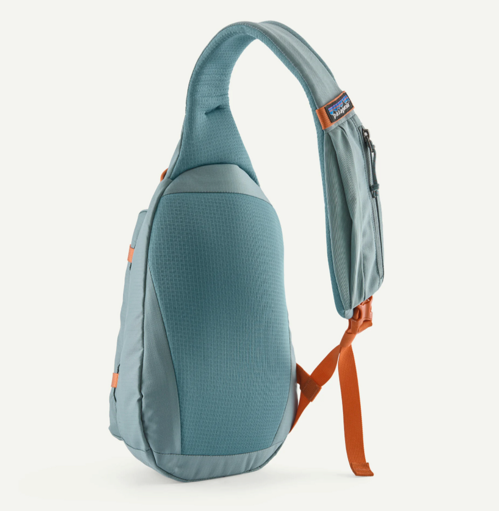 grey patagonia sling bag Atom 8L - Forge / Textile Green Made from 630 Patagonia Atom Sling Bag 8L